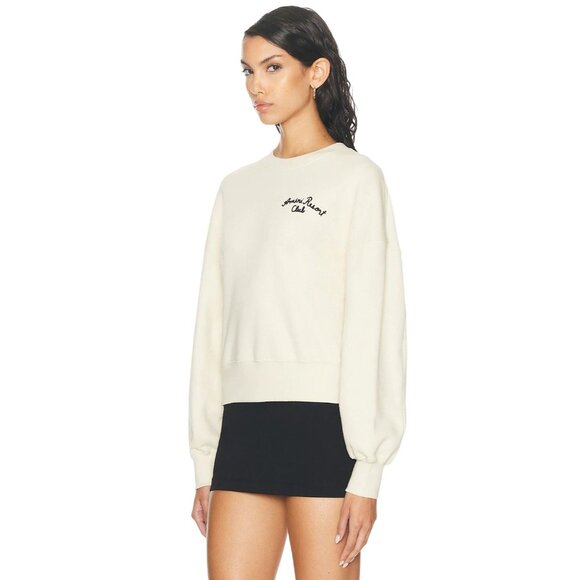 Amiri Spirit Crewneck Sweatshirt in Alabaster Small Womens Pullover - Picture 3 of 16